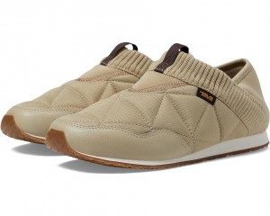 Beige Teva Reember Women's Sneakers | 65819-CTLJ