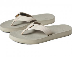 Beige Teva Reflip Women's Flip Flops | 23095-EQPV