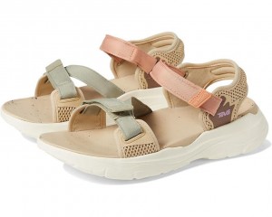 Beige Teva Zymic Women's Sandals | 67341-AIHQ