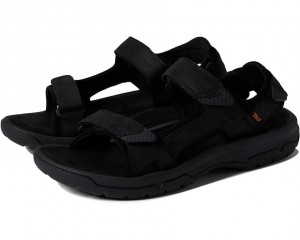 Black Teva Langdon Men's Sandals | 90365-UZEK