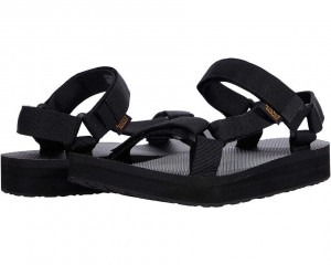 Black Teva Mid Universal Men's Sandals | 30589-CLFG