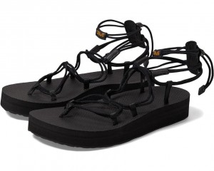 Black Teva Midform Infinity Women's Sandals | 85629-RXSC