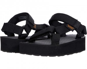 Black Teva Midform Universal Kids' Sandals | 86524-IPAW