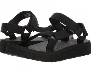 Black Teva Midform Universal Women's Sandals | 03298-RNUK