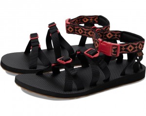 Black Teva Original Alp Revivew Men's Sandals | 51986-SMXA