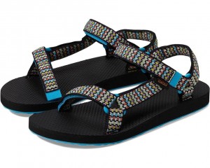 Black Teva Original Universal Kids' Sandals | 05743-YFEG