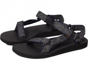 Black Teva Original Universal Men's Sandals | 81390-CJVT