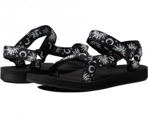 Black Teva Original Universal Women's Sandals | 56203-BKWD