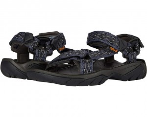 Black Teva Terra Fi 5 Universal Men's Sandals | 87039-BRAP