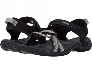 Black Teva Verra Women's Sandals | 60215-NTRI