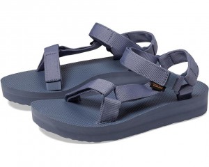 Blue Teva Midform Universal Women's Sandals | 69738-JEOA