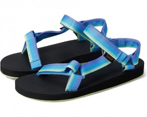 Blue Teva Original Universal Gradiate Kids' Sandals | 24653-NTJQ