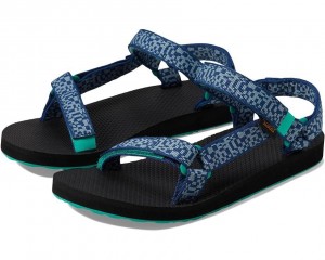 Blue Teva Original Universal Kids' Sandals | 49372-HMNO