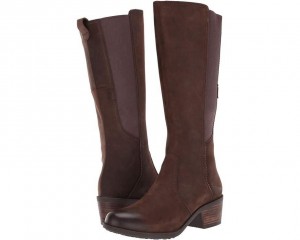 Brown Teva Anaya Tall Wp Women's Boots | 02916-NQHR