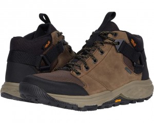 Brown Teva Grandview Gtx Men's Hiking Boots | 89371-FHVX