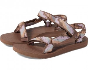 Brown Teva Original Universal Women's Sandals | 25708-IFWU