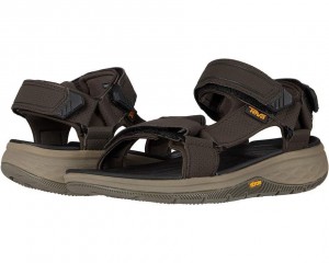 Brown Teva Strata Universal Men's Sandals | 84970-WZMF