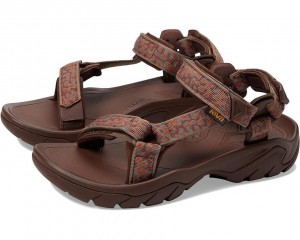 Brown Teva Terra Fi 5 Universal Women's Sandals | 23564-UDKC