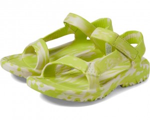 Green Teva Hurricane Drift Huemix Women's Sandals | 96047-MAPQ