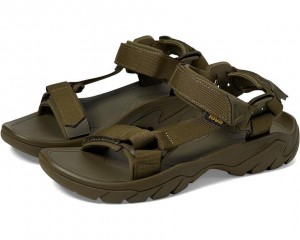 Green Teva Terra Fi 5 Universal Men's Sandals | 70869-FBRW