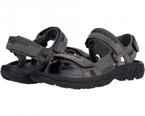 Grey Teva Hudson Men's Sandals | 37526-ZAPK