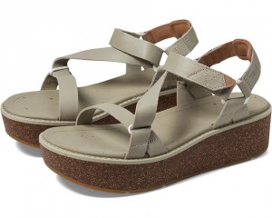 Grey Teva Madera Wedge Women's Heeled Sandals | 58739-JWUR