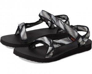 Grey Teva Original Universal Women's Sandals | 41370-QBPX