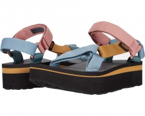 Multicolor Teva Flatform Universal Women's Sandals | 81240-CZNM