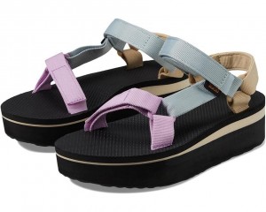 Multicolor Teva Flatform Universal Women's Sandals | 84061-CSXN