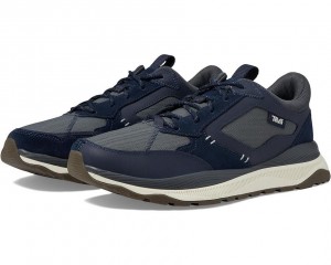 Navy Teva Terrawave Men's Sneakers | 09381-DMLU