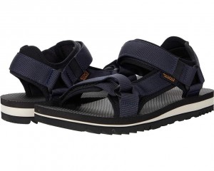 Navy Teva Universal Trail Men's Sandals | 41283-KHPX