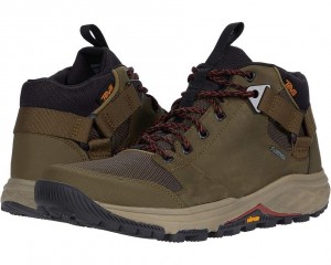 Olive Teva Grandview Gtx Men's Hiking Boots | 86537-BACR