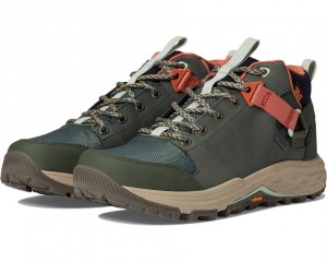 Olive Teva Grandview Gtx Women's Hiking Boots | 96082-BFTN