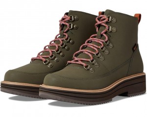 Olive Teva Midform Women's Boots | 16897-XMLI