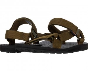 Olive Teva Original Universal Men's Sandals | 56381-OWVT