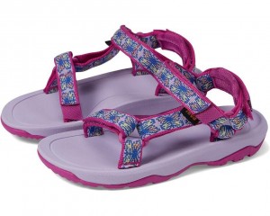 Purple Teva Hurricane Xlt2 Kids' Sandals | 27498-BWKS