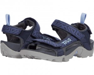 Purple Teva Tanza Kids' Sandals | 28053-QOKV