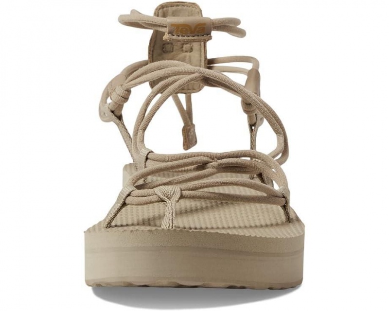 Beige Teva Midform Infinity Women's Sandals | 21394-KGVL