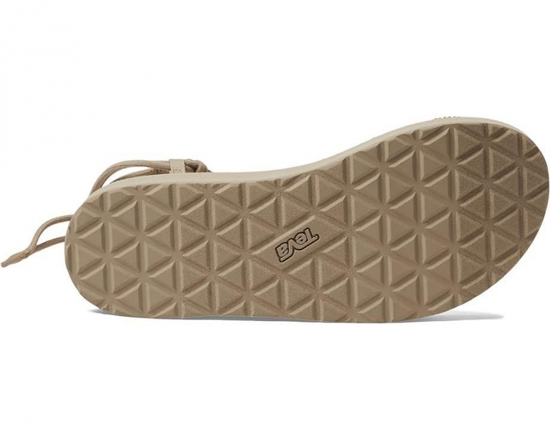 Beige Teva Midform Infinity Women's Sandals | 21394-KGVL