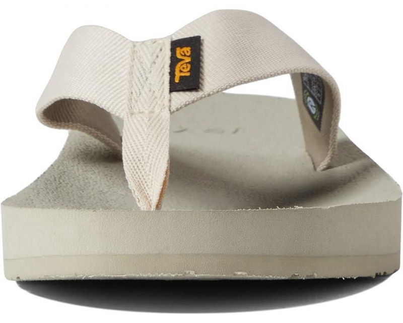 Beige Teva Reflip Women's Flip Flops | 23095-EQPV