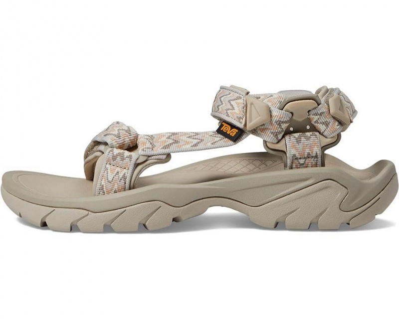 Beige Teva Terra Fi 5 Universal Women's Sandals | 17945-IAWS