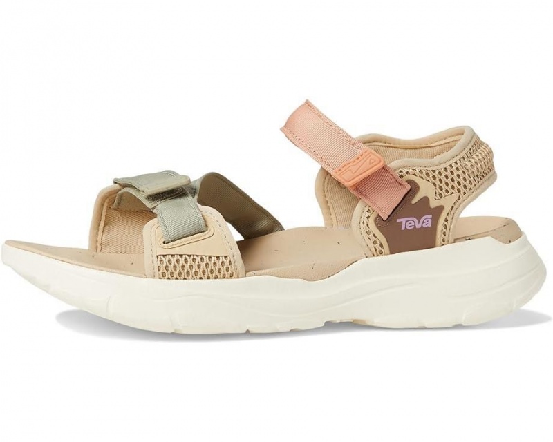 Beige Teva Zymic Women's Sandals | 67341-AIHQ