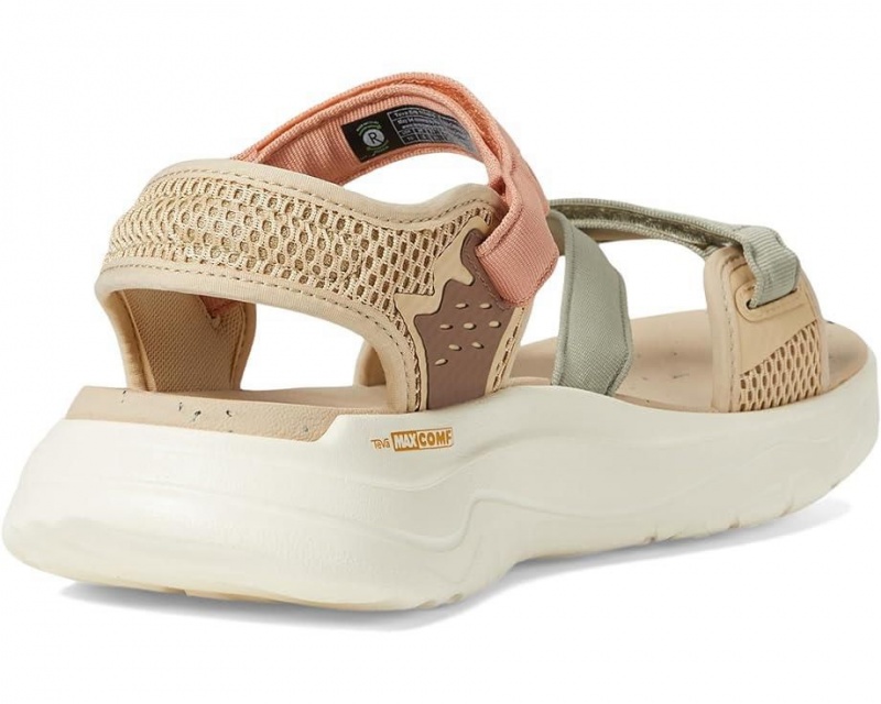 Beige Teva Zymic Women's Sandals | 67341-AIHQ