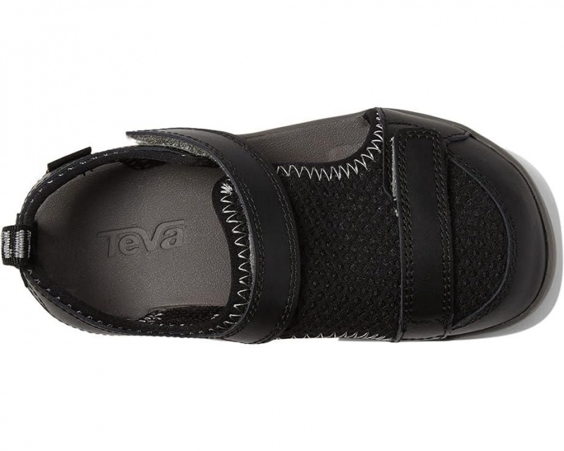 Black Teva Hurricane Seekado Kids' Sandals | 37148-THDR