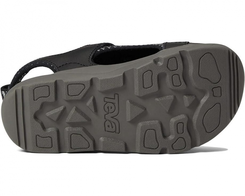 Black Teva Hurricane Seekado Kids' Sandals | 37148-THDR