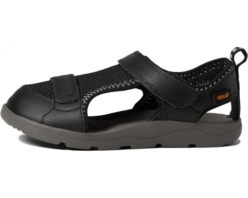 Black Teva Hurricane Seekado Kids' Sandals | 37148-THDR