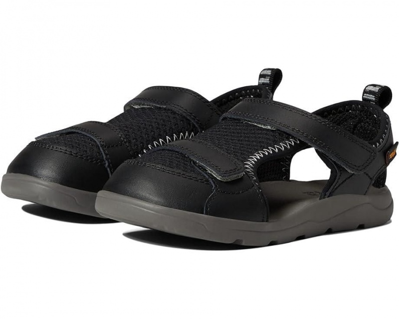 Black Teva Hurricane Seekado Kids\' Sandals | 37148-THDR