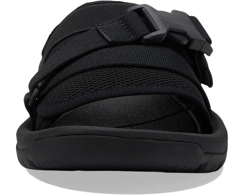 Black Teva Hurricane Verge Slide Men's Sandals | 80124-FEGZ