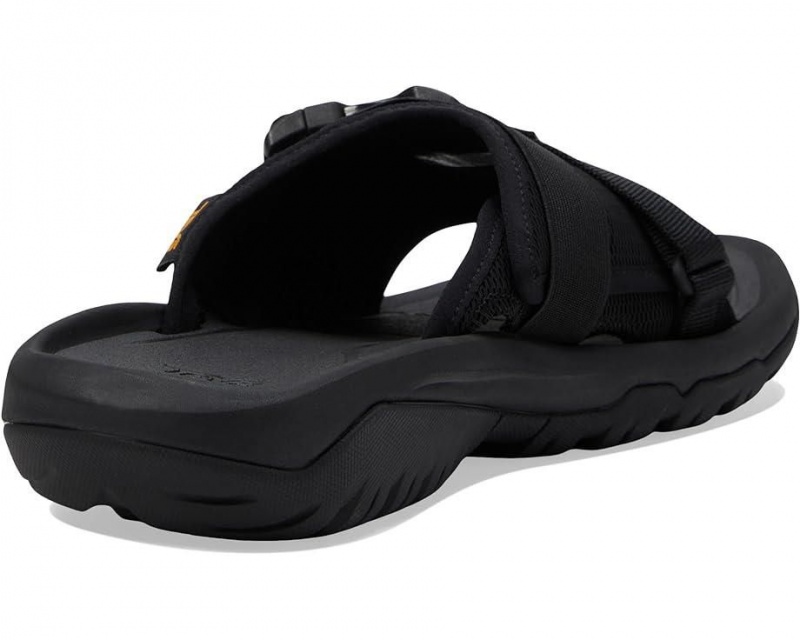 Black Teva Hurricane Verge Slide Men's Sandals | 80124-FEGZ