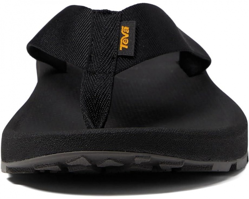 Black Teva Hydratrek Men's Flip Flops | 28345-OMHX